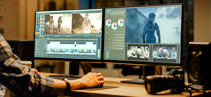 디지털영상콘텐츠제작 과정 이미지